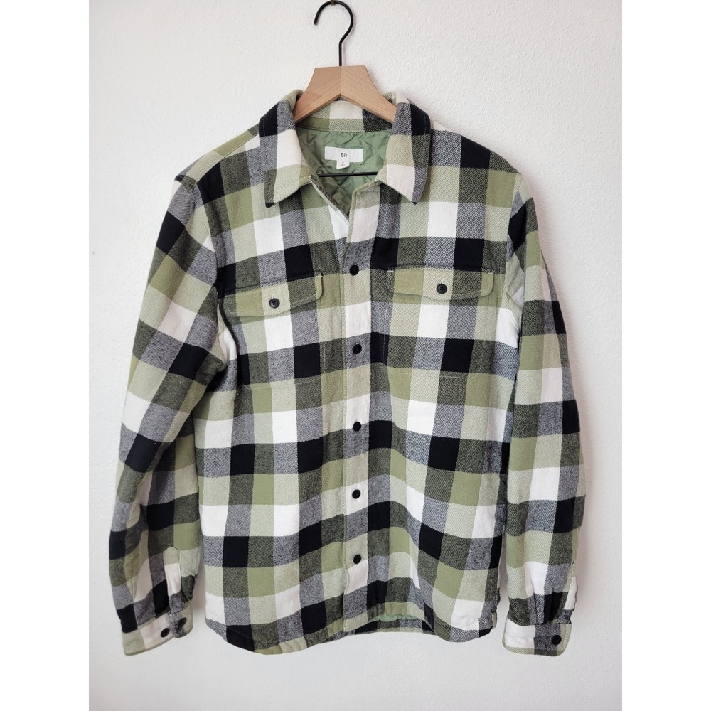 BP‎ Plaid Quilted-Lined Shacket – Men's Medium